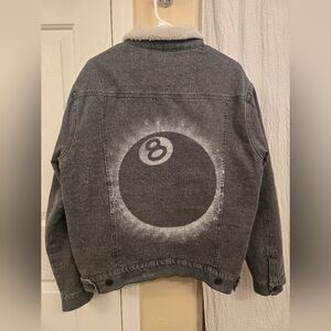 8-Ball Designed Sherpa Lined Jacket